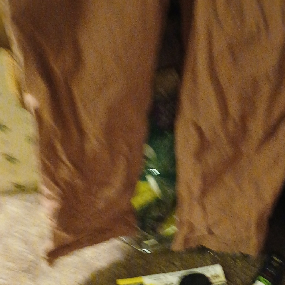 Liberty Rust-Brown Overalls with Green Trim - Picture 6 of 13